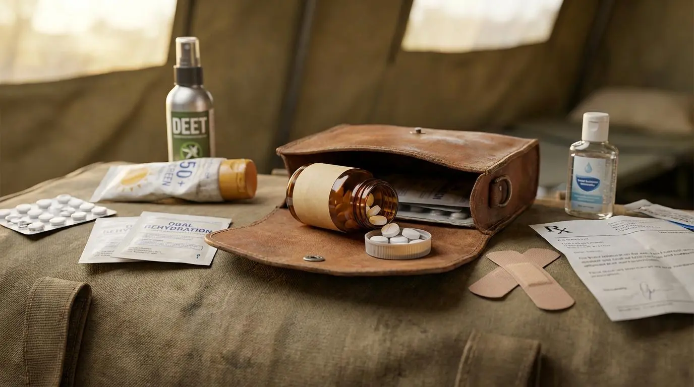 Safari vaccines and malaria prophylaxis