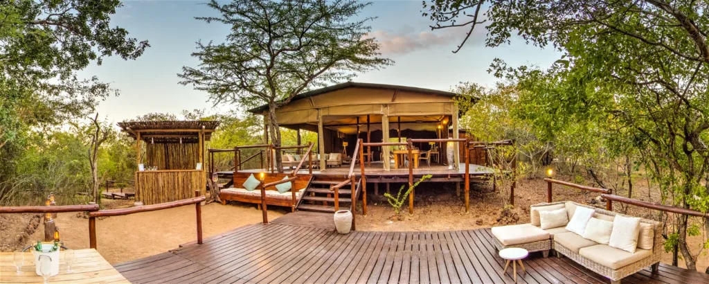 lodge de tenda